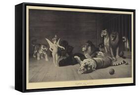 Tamed by Cupid-Jean Leon Gerome-Framed Stretched Canvas