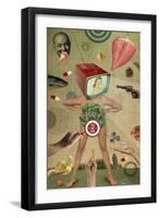 Tamed-Elo Marc-Framed Giclee Print