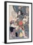 Tameijiro Genshogo Slaying Orin, from the Series '108 Chinese Heroes of the 'Suikoden' ('Tsuzoku…-Kuniyoshi Utagawa-Framed Giclee Print