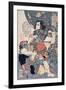 Tameijiro Genshogo Slaying Orin, from the Series '108 Chinese Heroes of the 'Suikoden' ('Tsuzoku…-Kuniyoshi Utagawa-Framed Giclee Print