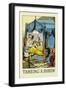 Tameing a Shrew-null-Framed Art Print