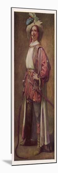 Taming of the Shrew, Edward H. Sothern as Petruchio-Orlando Rouland-Mounted Art Print