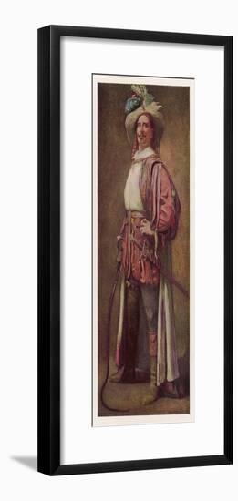 Taming of the Shrew, Edward H. Sothern as Petruchio-Orlando Rouland-Framed Art Print