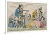 Taming of the Shrew: Katherine and Petruchio, or the Modern Quixote, Published by S.W. Fores in…-James Gillray-Framed Giclee Print