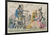 Taming of the Shrew: Katherine and Petruchio, or the Modern Quixote, Published by S.W. Fores in…-James Gillray-Framed Giclee Print