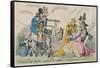 Taming of the Shrew: Katherine and Petruchio, or the Modern Quixote, Published by S.W. Fores in…-James Gillray-Framed Stretched Canvas