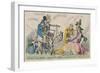 Taming of the Shrew: Katherine and Petruchio, or the Modern Quixote, Published by S.W. Fores in…-James Gillray-Framed Giclee Print