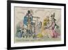 Taming of the Shrew: Katherine and Petruchio, or the Modern Quixote, Published by S.W. Fores in…-James Gillray-Framed Giclee Print