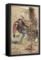 Taming of the Shrew-Arthur Rackham-Framed Stretched Canvas