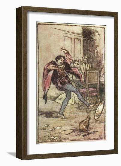 Taming of the Shrew-Arthur Rackham-Framed Art Print