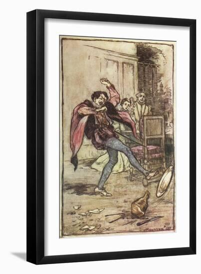 Taming of the Shrew-Arthur Rackham-Framed Art Print