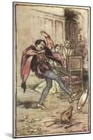 Taming of the Shrew-Arthur Rackham-Mounted Art Print