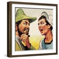 Taming of the Shrew-English School-Framed Giclee Print