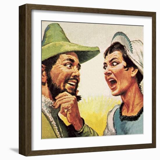 Taming of the Shrew-English School-Framed Giclee Print