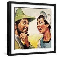 Taming of the Shrew-English School-Framed Giclee Print
