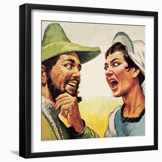 Taming of the Shrew-English School-Framed Giclee Print