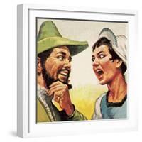 Taming of the Shrew-English School-Framed Giclee Print