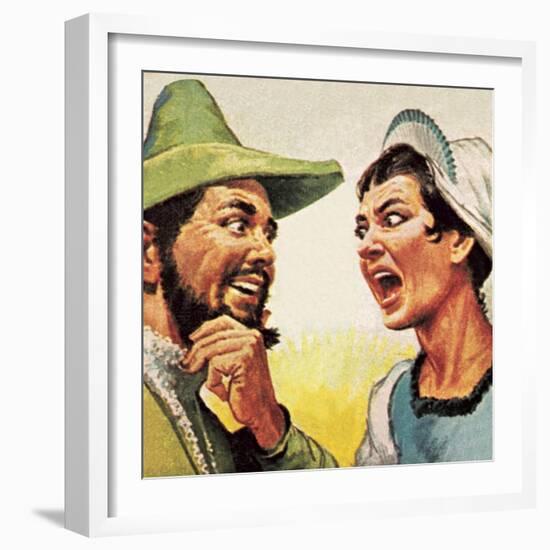 Taming of the Shrew-English School-Framed Giclee Print