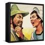 Taming of the Shrew-English School-Framed Stretched Canvas