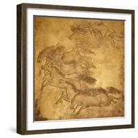 Taming the Horse-Jean Dunand-Framed Giclee Print