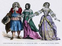 A Gentleman Leading a Country Bride,1636, and Louis XIII Creating a Knight, 1633 (1882-188)-Tamisier-Giclee Print