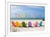 Tampa Bay, Florida - Colorful Beach Chairs-Lantern Press-Framed Premium Giclee Print