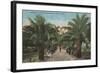 Tampa, FL - View of Ballast Point Park Entrance-Lantern Press-Framed Art Print