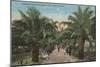 Tampa, FL - View of Ballast Point Park Entrance-Lantern Press-Mounted Art Print