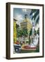 Tampa, Florida - City Hall Exterior View-Lantern Press-Framed Art Print