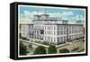 Tampa, Florida - De Soto Hotel Exterior View-Lantern Press-Framed Stretched Canvas