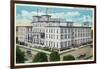 Tampa, Florida - De Soto Hotel Exterior View-Lantern Press-Framed Art Print