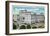 Tampa, Florida - De Soto Hotel Exterior View-Lantern Press-Framed Art Print