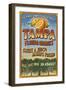 Tampa, Florida - Orange Grove Vintage Sign-Lantern Press-Framed Art Print