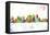 Tampa Florida Skyline MCLR 1-Marlene Watson-Framed Stretched Canvas