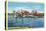 Tampa, Florida - Skyline View from Davis Island-Lantern Press-Stretched Canvas