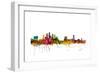 Tampa Florida Skyline-Michael Tompsett-Framed Art Print