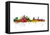 Tampa Florida Skyline-Michael Tompsett-Framed Stretched Canvas