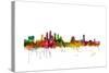 Tampa Florida Skyline-Michael Tompsett-Stretched Canvas