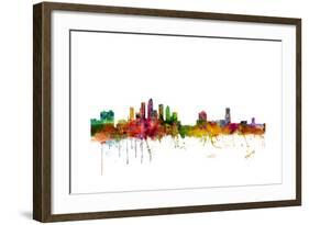 Tampa Florida Skyline-Michael Tompsett-Framed Art Print