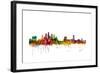 Tampa Florida Skyline-Michael Tompsett-Framed Art Print