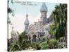 Tampa, Florida - Tampa Bay Hotel Entrance View-Lantern Press-Stretched Canvas