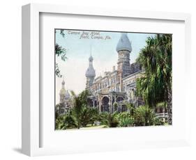 Tampa, Florida - Tampa Bay Hotel Entrance View-Lantern Press-Framed Art Print