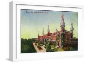 Tampa, Florida - Tampa Bay Hotel Exterior Scene-Lantern Press-Framed Art Print