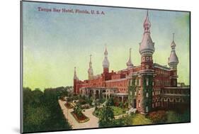 Tampa, Florida - Tampa Bay Hotel Exterior Scene-Lantern Press-Mounted Art Print