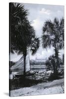 Tampa, Florida - Tampa Bay Hotel in Distance Photo-Lantern Press-Stretched Canvas