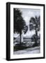 Tampa, Florida - Tampa Bay Hotel in Distance Photo-Lantern Press-Framed Art Print