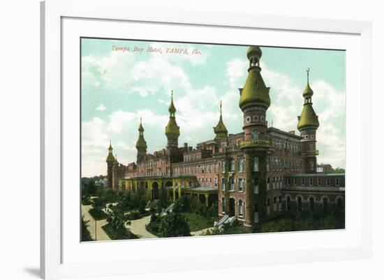 Tampa, Florida - Tampa Bay Hotel View-Lantern Press-Framed Premium Giclee Print