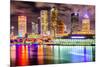 Tampa, Florida, USA Downtown City Skyline on the Hillsborough River.-SeanPavonePhoto-Mounted Photographic Print