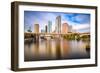 Tampa, Florida, USA Downtown City Skyline on the Hillsborough River.-SeanPavonePhoto-Framed Photographic Print