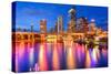 Tampa, Florida, USA Downtown City Skyline over the Hillsborough River.-SeanPavonePhoto-Stretched Canvas